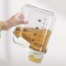 2Sizes Portable Transparent Grain Storage Jar Cat Food Rice Snack Tea Container - 2000ML-5
