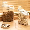 2Sizes Portable Transparent Grain Storage Jar Cat Food Rice Snack Tea Container - 2000ML-10