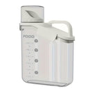 2Sizes Portable Transparent Grain Storage Jar Cat Food Rice Snack Tea Container - 2000ML-2