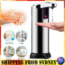 Automatic Soap Liquid Dispenser Handsfree Touchless IR Sensor Hand Wash Steel-12