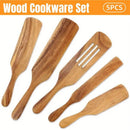 5pcs Wooden Spatula Set Kitchen Cooking Utensils Wooden Spatula for Cooking-15