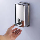 Stainless Steel Wall Mounted Soap Dispenser Hotel Bathroom Sanitizer Bottle - 500ML-6