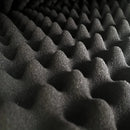 Black Egg-Crate Wall Panel Set 30 x 30 x 3 cm - 20 Pieces-11