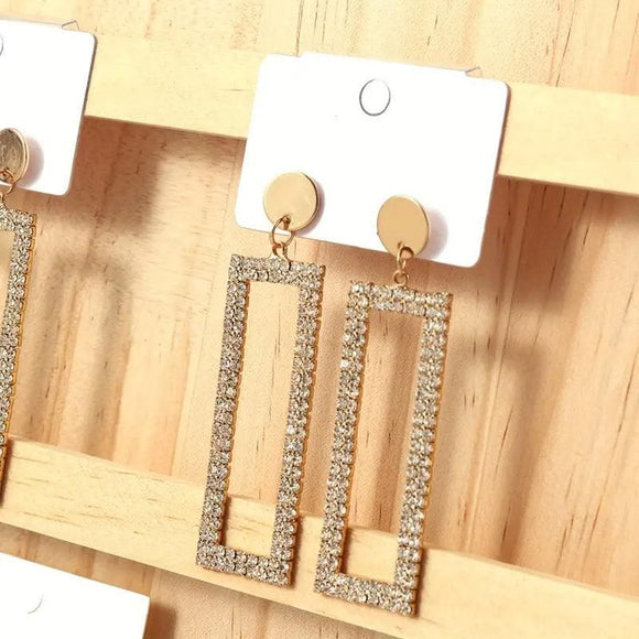 Wooden Earrings Display Rack Multi Tier Jewelry Stand Organizer Earrings Holder - 3-Tier