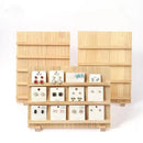 Wooden Earrings Display Rack Multi Tier Jewelry Stand Organizer Earrings Holder - 3-Tier-10