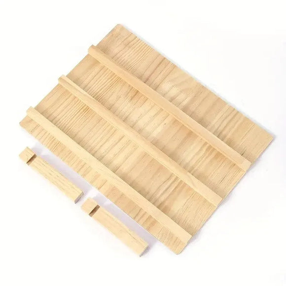 Wooden Earrings Display Rack Multi Tier Jewelry Stand Organizer Earrings Holder - 3-Tier
