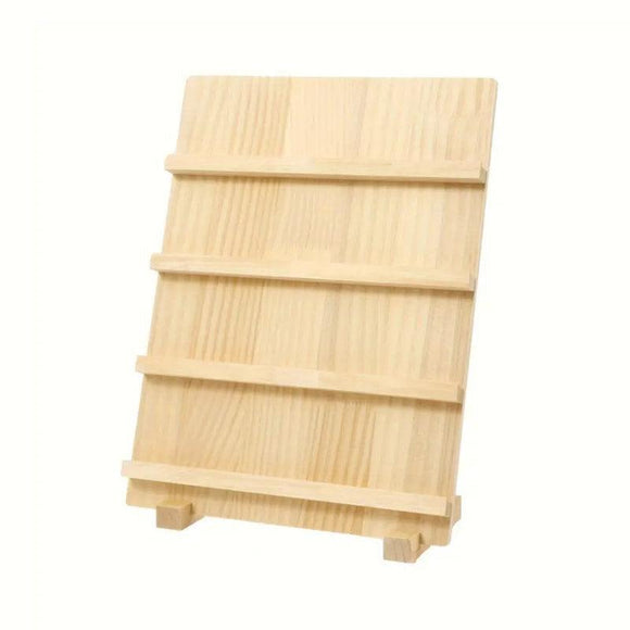 Wooden Earrings Display Rack Multi Tier Jewelry Stand Organizer Earrings Holder - 3-Tier