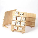 Wooden Earrings Display Rack Multi Tier Jewelry Stand Organizer Earrings Holder - 5-Tier-11
