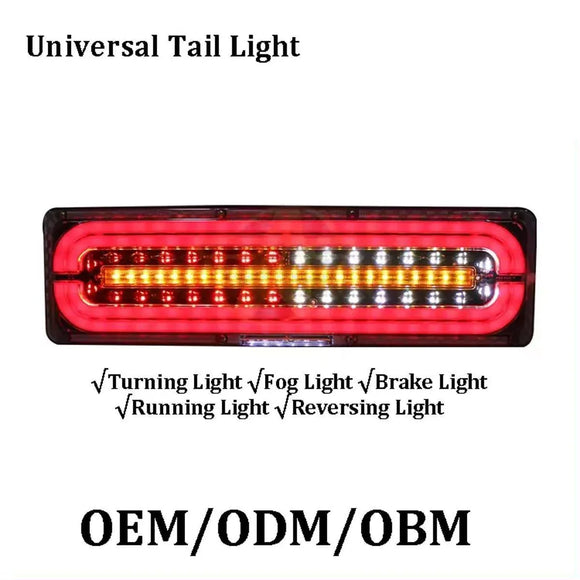Truck Trailer LED Tail Light Sequential Turn Signal Lamp for RV Decoration