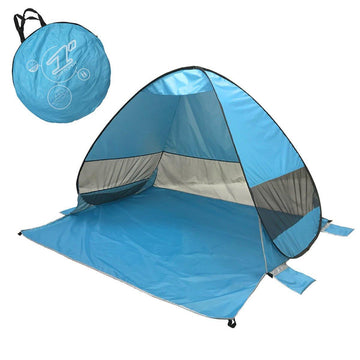 Automatic Pop Up Beach Tent UV Protection Portable Sunshade Shelter Outdoor - 0