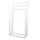 3 Tier Metal Towel Rack Freestanding 3 Bars Drying Shelf Holder Stand Organizer-2