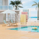 3 Tier Metal Towel Rack Freestanding 3 Bars Drying Shelf Holder Stand Organizer-4