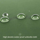 Large 16 Bone Automatic Umbrella Unisex Long Handle Dual Use Rain Sun Umbrella - Green-9