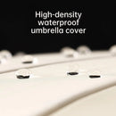 Large 16 Bone Automatic Umbrella Unisex Long Handle Dual Use Rain Sun Umbrella - White-8