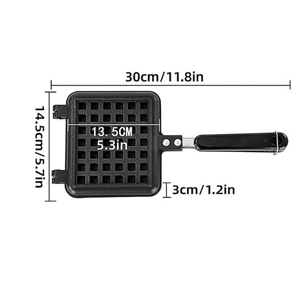 Waffle Pan Mould DIY Cake Baking Tool Lattice Muffin Mold Tray for Kitchen Oven