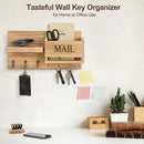 Wooden Wall Mounted Key Holder Storage Rack Door Hook Hanger Coat Rack Organizer-6