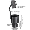 2 in 1 Car Phone Holder and Cup Holder Drink Organiser Water Bottle Holder-3