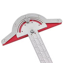 Woodworking Edge Ruler Protractor Angle Measuring Tool Carpenter - 15 inch-13