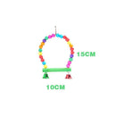5PCS Hanging Parrot Toys Set with Swings and Ladders for Budgies Cockatiels Cages-7