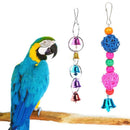 5PCS Hanging Parrot Toys Set with Swings and Ladders for Budgies Cockatiels Cages-10