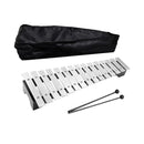 4-Piece 15-Note Glockenspiel Set with Mallets and Carry Bag-2