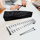 4-Piece 15-Note Glockenspiel Set with Mallets and Carry Bag-9