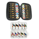 10/16PCS Fishing Lure Spinners Baits Spoon Set with Tackle Bag Trout Bass Tackle - A(16PCS)-2