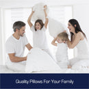 Luxor Australian Made Hotel Quality Pillow Standard Size Twin Pack-5