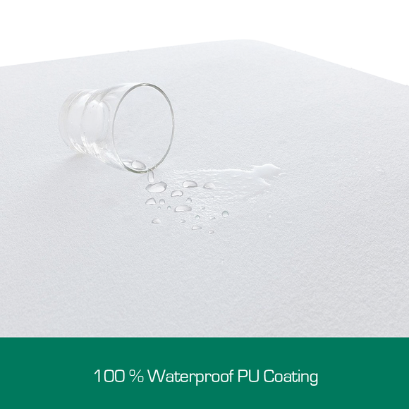 Woolcomfort Cotton Terry Fully Fitted Waterproof Mattress Protector King Single Size