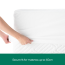 Woolcomfort Cotton Terry Fully Fitted Waterproof Mattress Protector King Single Size-5