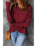 Azura Exchange Crew Neck Long Sleeve Top - L-1