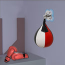 Black And White Suspended Pear-Shaped Speed Ball For Boxing - Black Red White-6