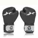 Adult Training Boxing Gloves - Black-1