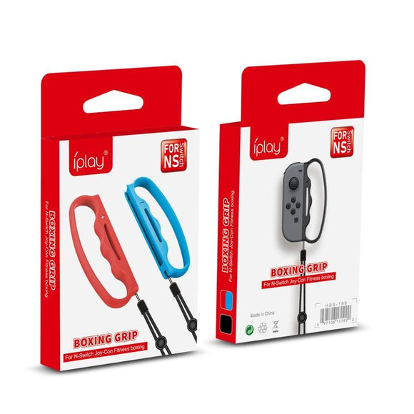 Boxing Joy-con Grip with Strap for Nintendo Switch - Black