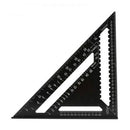 Woodworking Square Layout Gauge - Angle Ruler Measuring Tool - 12 Inch Black-2