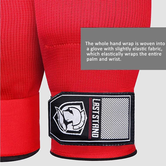 Protective Half Finger Boxing Gloves With Gel Padding And Wrist Support - One Size - Black