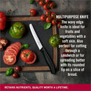 1x Victorinox Standard Wavy Edge Steak and Tomato Knife - Black-5