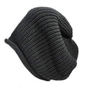 Dents Mens Slouch Knit Beanie Warm Winter Pullover Hat Skull Baggy - Black-1