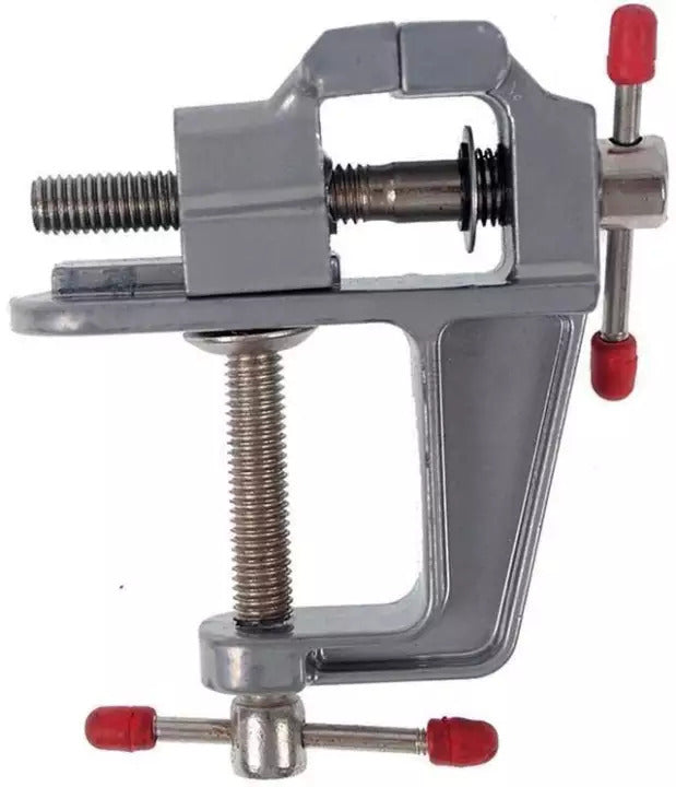 Mini Table Bench Vise 3.5" Work Bench Vice Jewelers Hobby Clamp - 0
