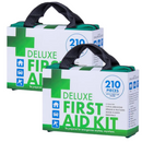 2x 210PCS EMERGENCY FIRST AID KIT Medical Travel Set Workplace Office ARTG BULK-2