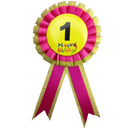BIRTHDAY BADGE Party Favour Award Rosette Fancy Dress Girls Boys Childrens Kids --4