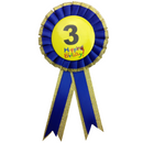 BIRTHDAY BADGE Party Favour Award Rosette Fancy Dress Girls Boys Childrens Kids --3