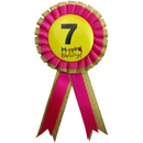 BIRTHDAY BADGE Party Favour Award Rosette Fancy Dress Girls Boys Childrens Kids --1