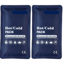 2x HOT COLD PACK First Aid Reusable Ice Heat Gel Packs Microwaveable Relief-1