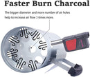 Large Chimney Starter Firewood Quick Rapid Charcoal Lighter Stove For Barbecue-3
