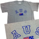 Mens Australia T Shirt Australia Day Cotton Blend Souvenir - Grey-5
