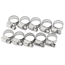 10pcs Hose Clamp Cars Motorcycle Fuel Line Jubilee Petrol Pupe Clips Garden DIY Tools-2