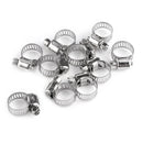 10pcs Hose Clamp Cars Motorcycle Fuel Line Jubilee Petrol Pupe Clips Garden DIY Tools-3