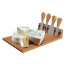 Bamboo Cheese Board and Knife Set-2