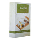 Bamboo Cheese Board and Knife Set-5